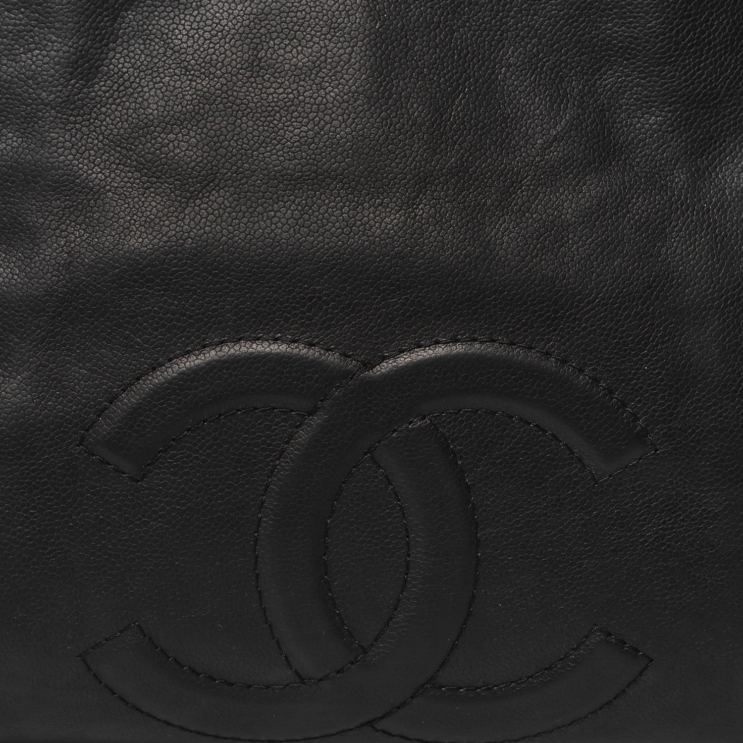Chanel Caviar Large CC Tuck Tote Black 8 of 11