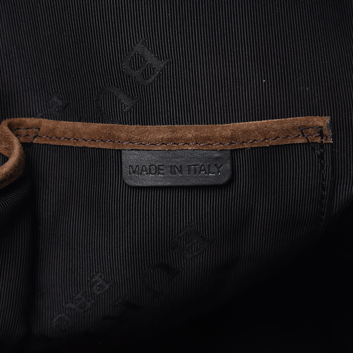 Burberry Suede Striped Medium Orchard Bowling Bag Fawn Brown Plum 7 of 13