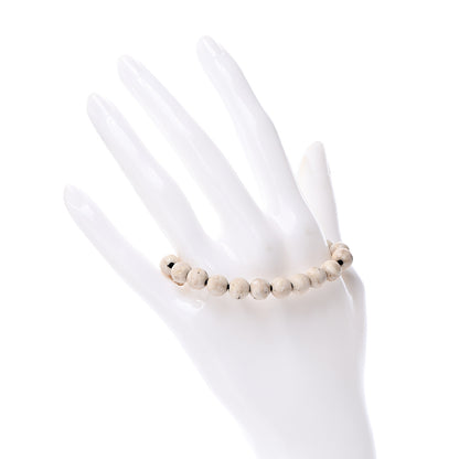 David Yurman Sterling Silver Riverstone 8mm Spiritual Beads Bracelet 2 of 5