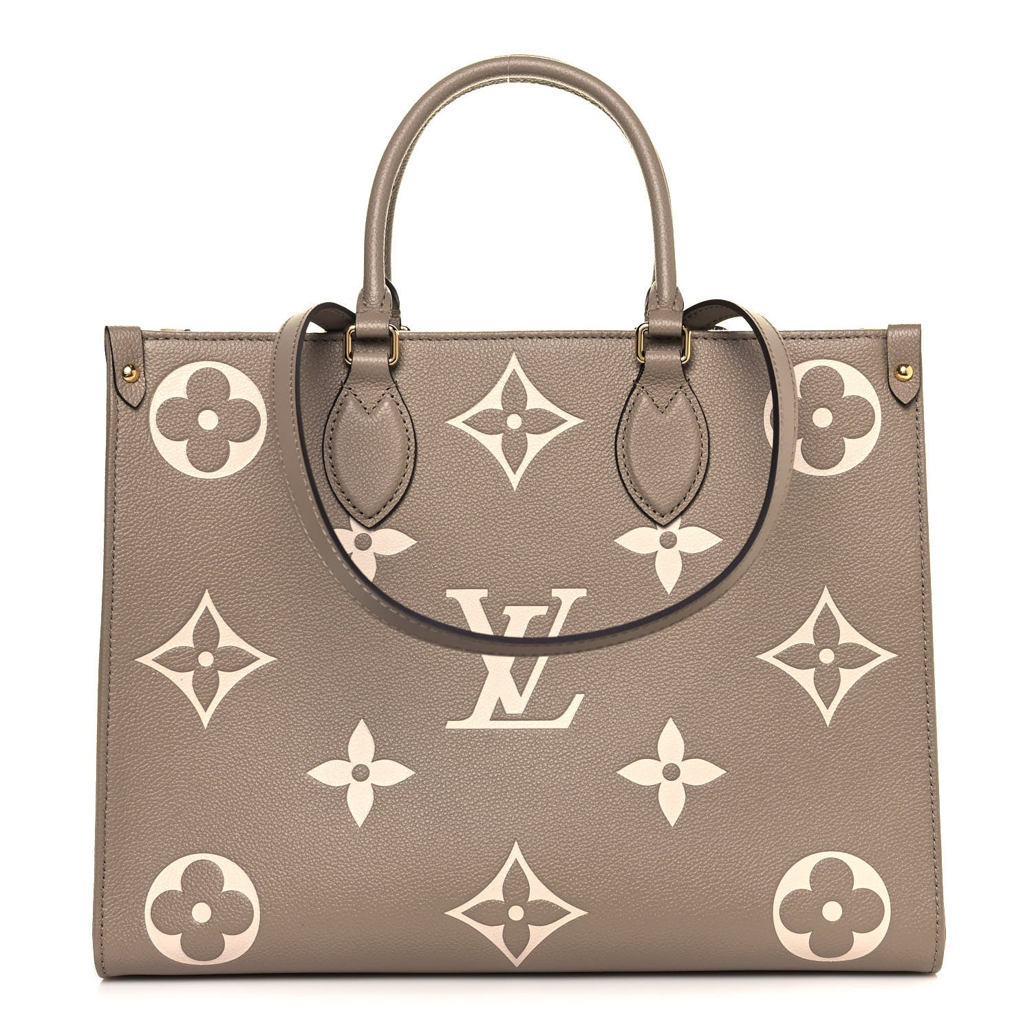 Louis Vuitton Empreinte Monogram Giant Onthego MM Tourterelle Creme 1 of 10