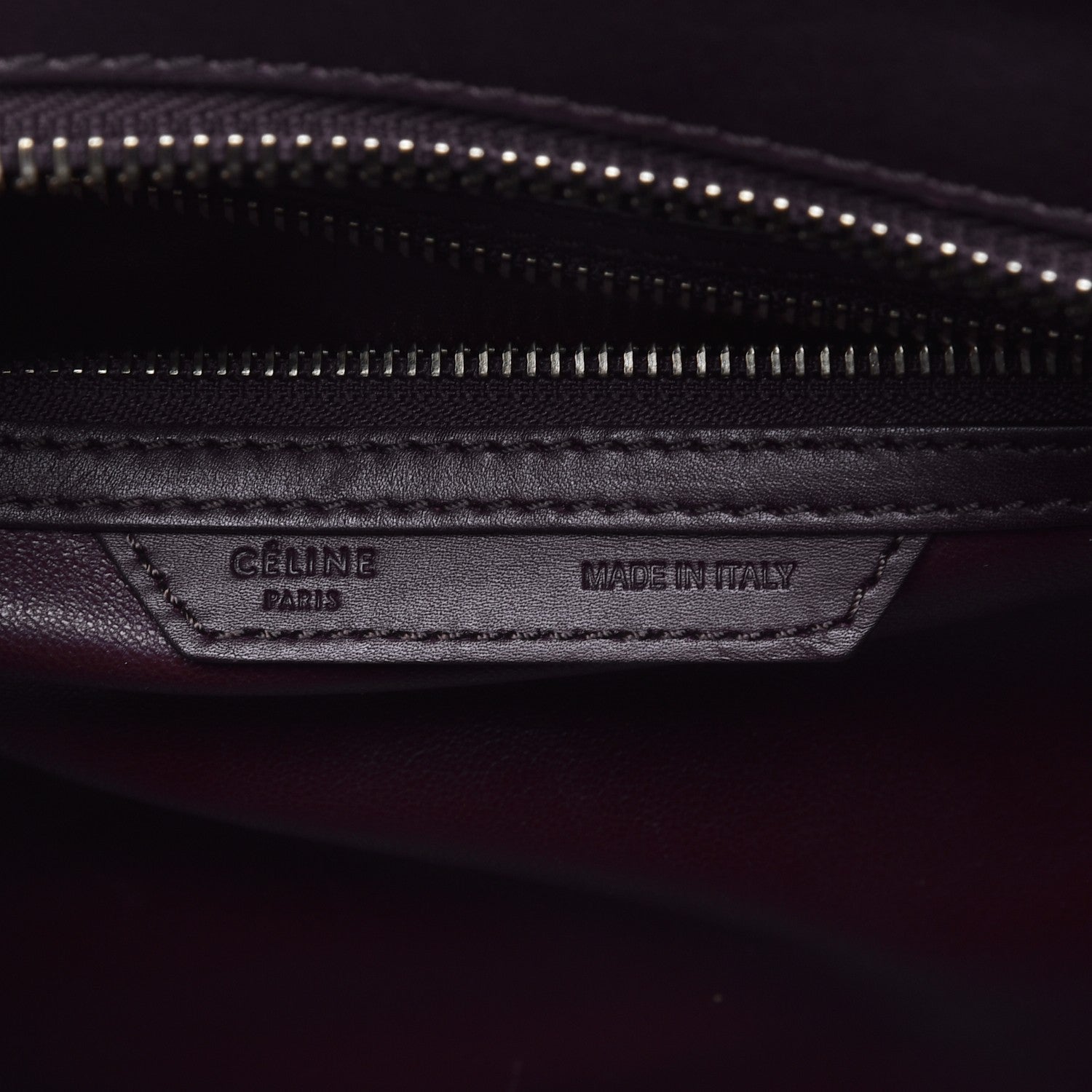 Celine Python Smooth Calfskin Mini Luggage Burgundy 7 of 16
