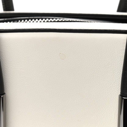 Tom Ford Calfskin Top Handle Bag White Black 15 of 19