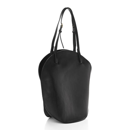 Celine Natural Calfskin Curved Shoulder Bag Black 3 of 11