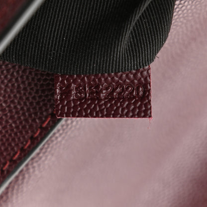 Marc Jacobs Textured Calfskin The J Link Shoulder Bag Burgundy 8 of 11