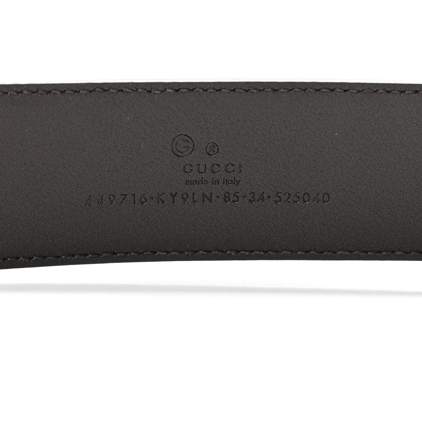 Monogram Dollar Calfskin 40mm Belt 85 34 Beige Ebony Testa di Moro