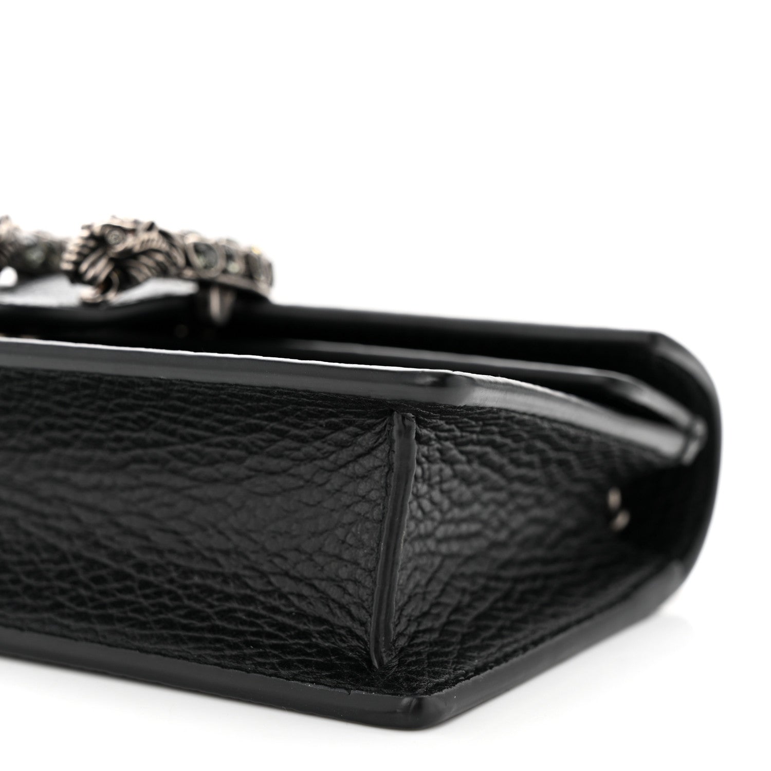 Gucci Calfskin Super Mini Dionysus Shoulder Bag Black 9 of 11