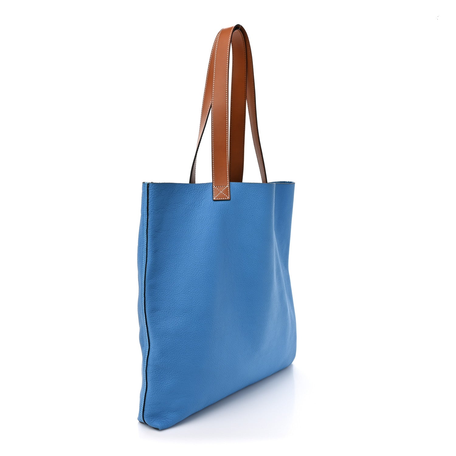 Gucci Calfskin Dans Le Vert Large Tote Blue Multicolor 4 of 12