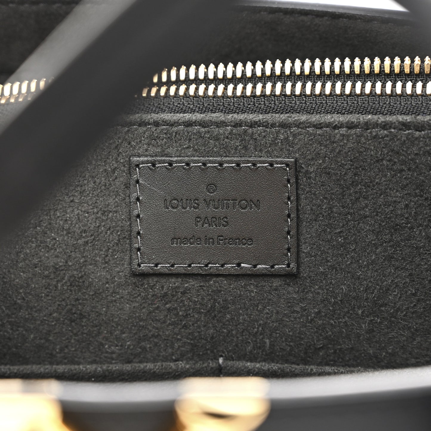 Monogram Cuir Plume Very Tote GM Black