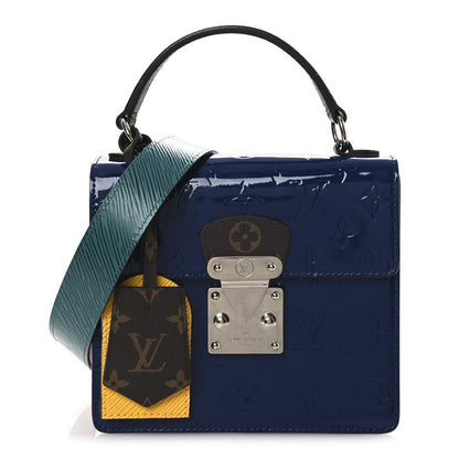 Louis Vuitton Vernis Epi Monogram Spring Street Blue 1 of 13
