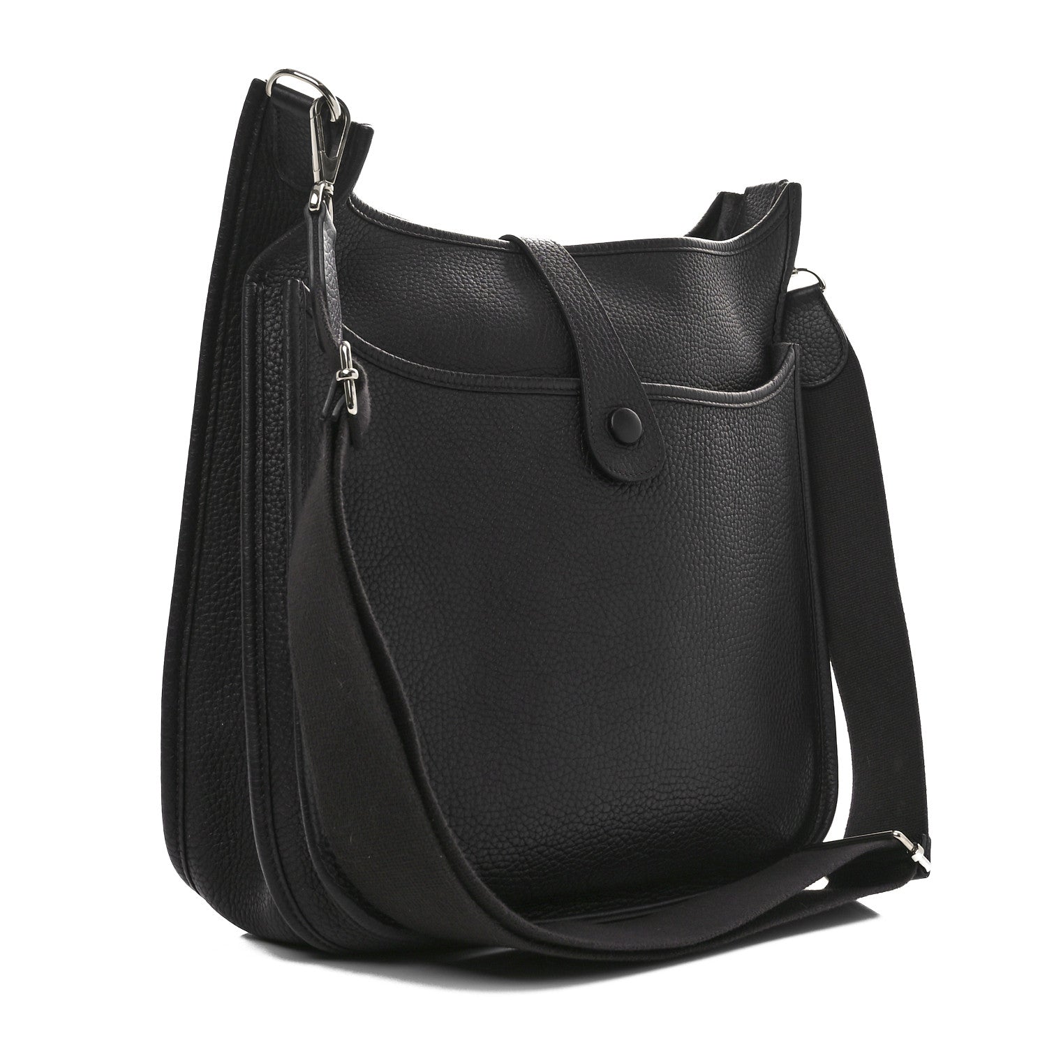 Hermes Taurillon Clemence EVELYNE III GM Raisin 3 of 10