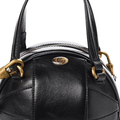Gucci Piuma Lux Energy Mini Tifosa Basketball Shaped Shoulder Bag Black 9 of 9