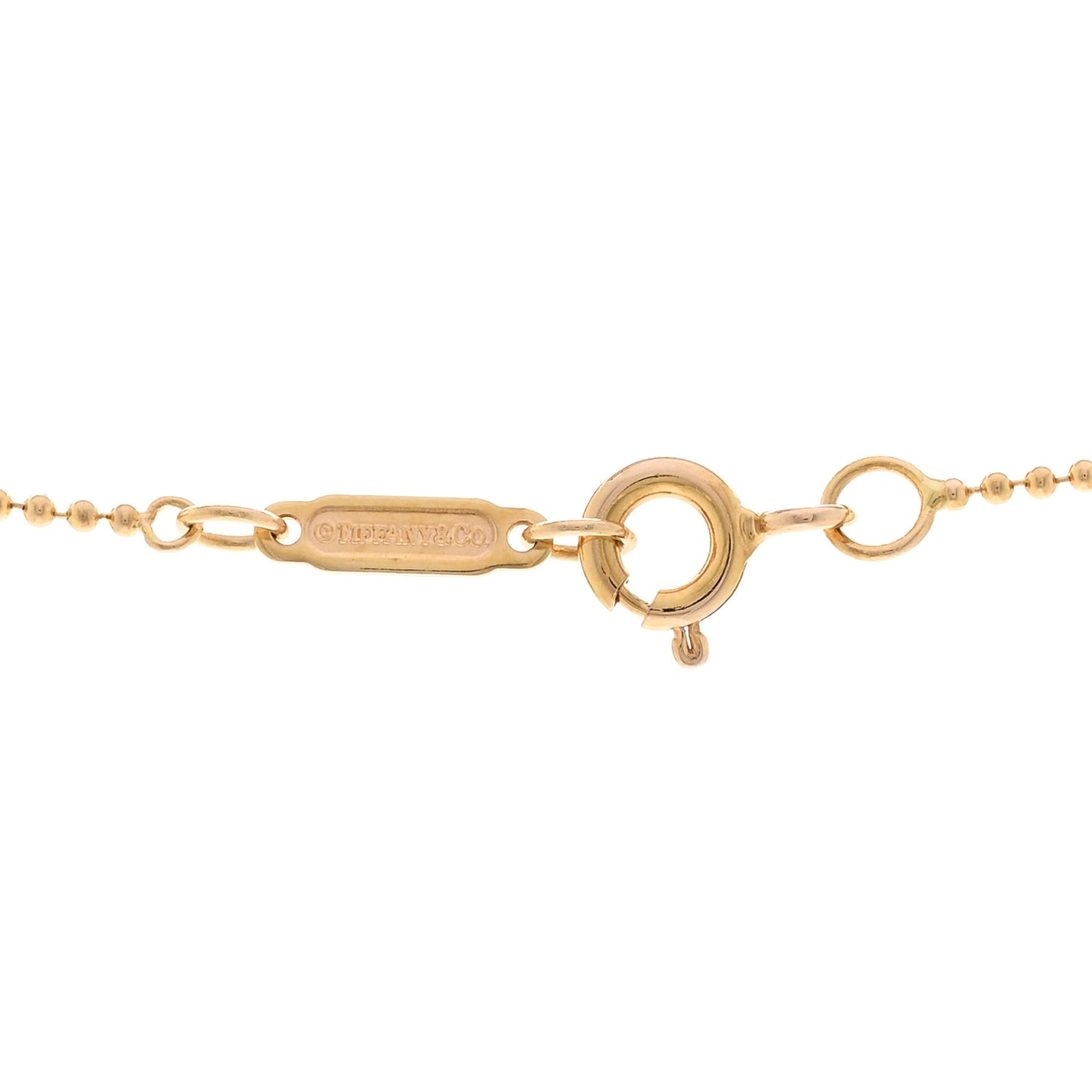 18K Rose Gold Diamond Small Daisy Key Pendant Necklace