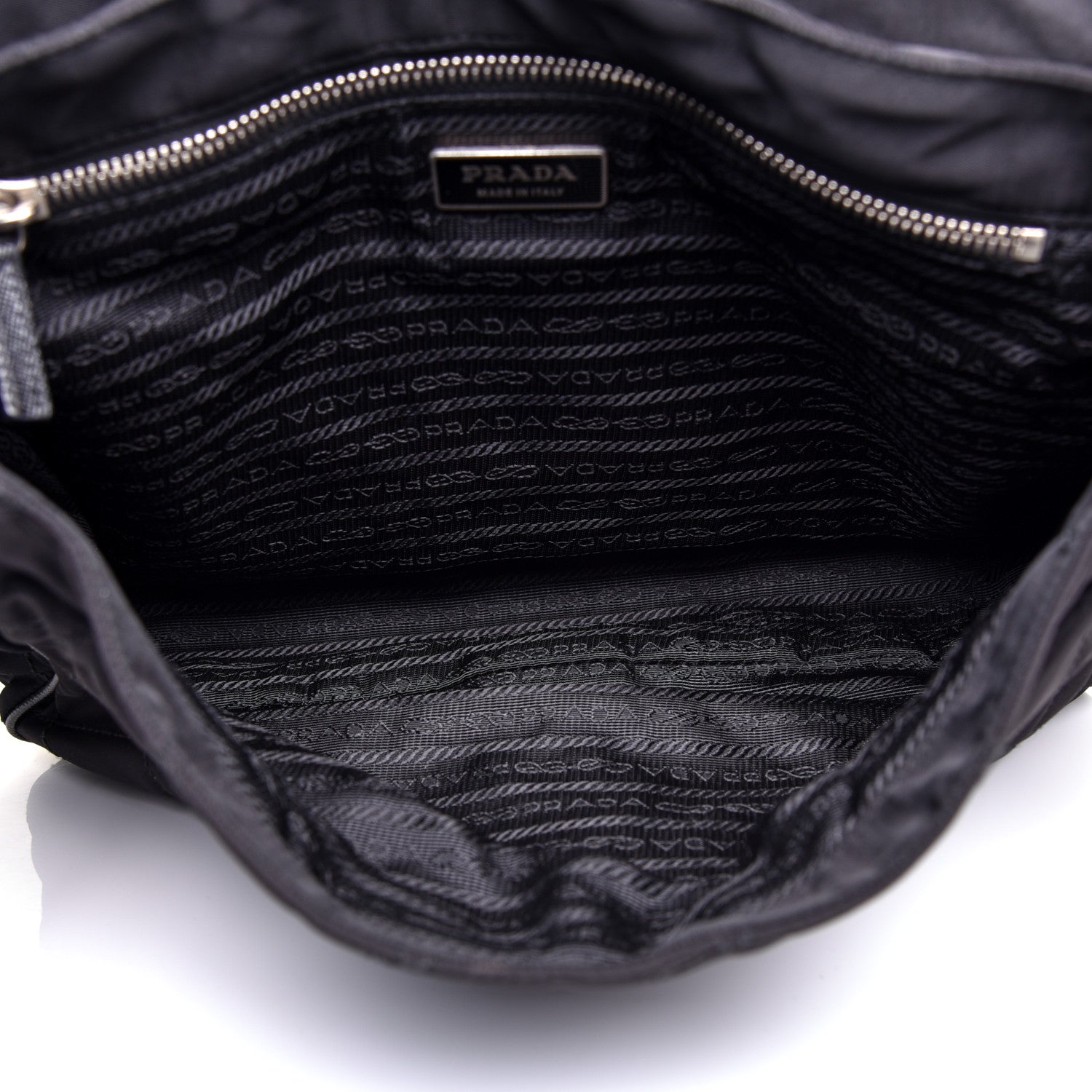 Prada Nylon Tessuto Impuntu Quilted Messenger Black 5 of 12