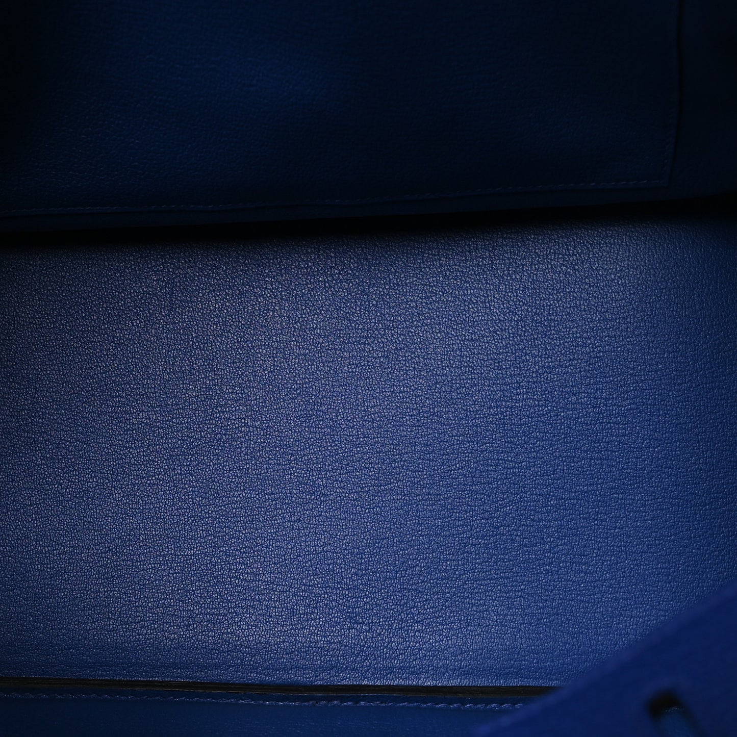 Taurillon Clemence Birkin 35 Bleu Electrique