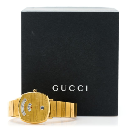 Gucci Stainless Steel 35mm Grip Quartz Watch Gold 5 of 5