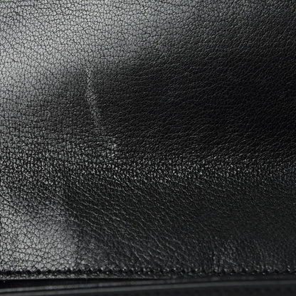 Saint Laurent Calfskin Monogram Large Belle De Jour Clutch Black 8 of 9