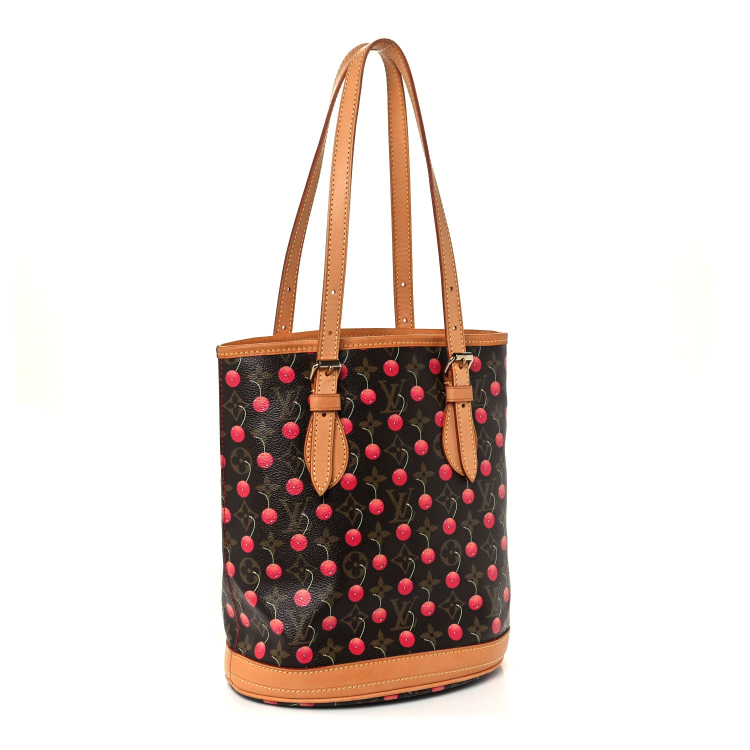 Louis Vuitton Monogram Cerises Bucket Bag 3 of 10
