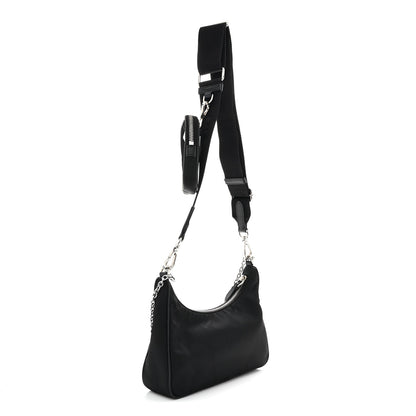 Prada Nylon Re-Edition 2005 Shoulder Bag Black 3 of 14