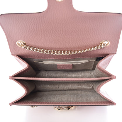 Gucci Dollar Calfskin Small Interlocking G Shoulder Bag Soft Pink 7 of 9