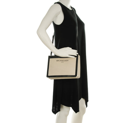 Balenciaga Cotton Canvas Pochette Crossbody Bag Black 2 of 7
