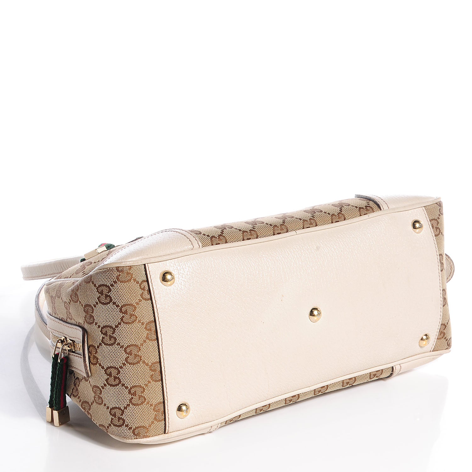 Gucci Monogram Small Princy Satchel Off White 4 of 10
