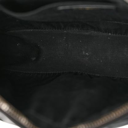 Saint Laurent Calfskin Matelasse Monogram Lou Camera Bag Black 5 of 19
