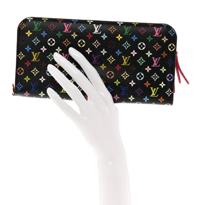Louis Vuitton Monogram Multicolor Insolite Wallet Black Grenade 2 of 8