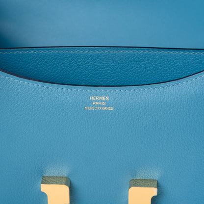 Hermes Evercolor Constance 18 Bleu Du Nord 5 of 10
