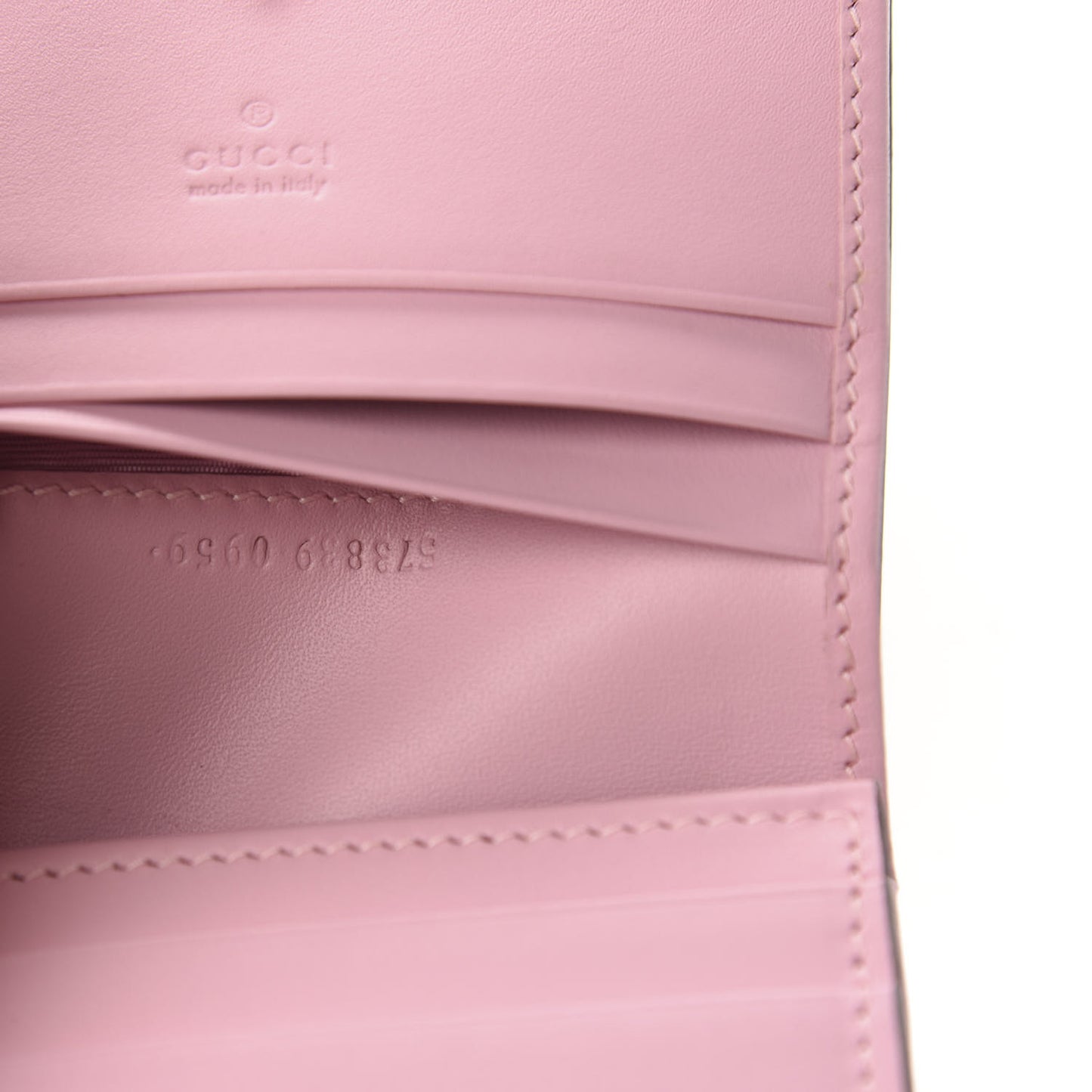 GG Supreme Monogram Strawberry Card Case