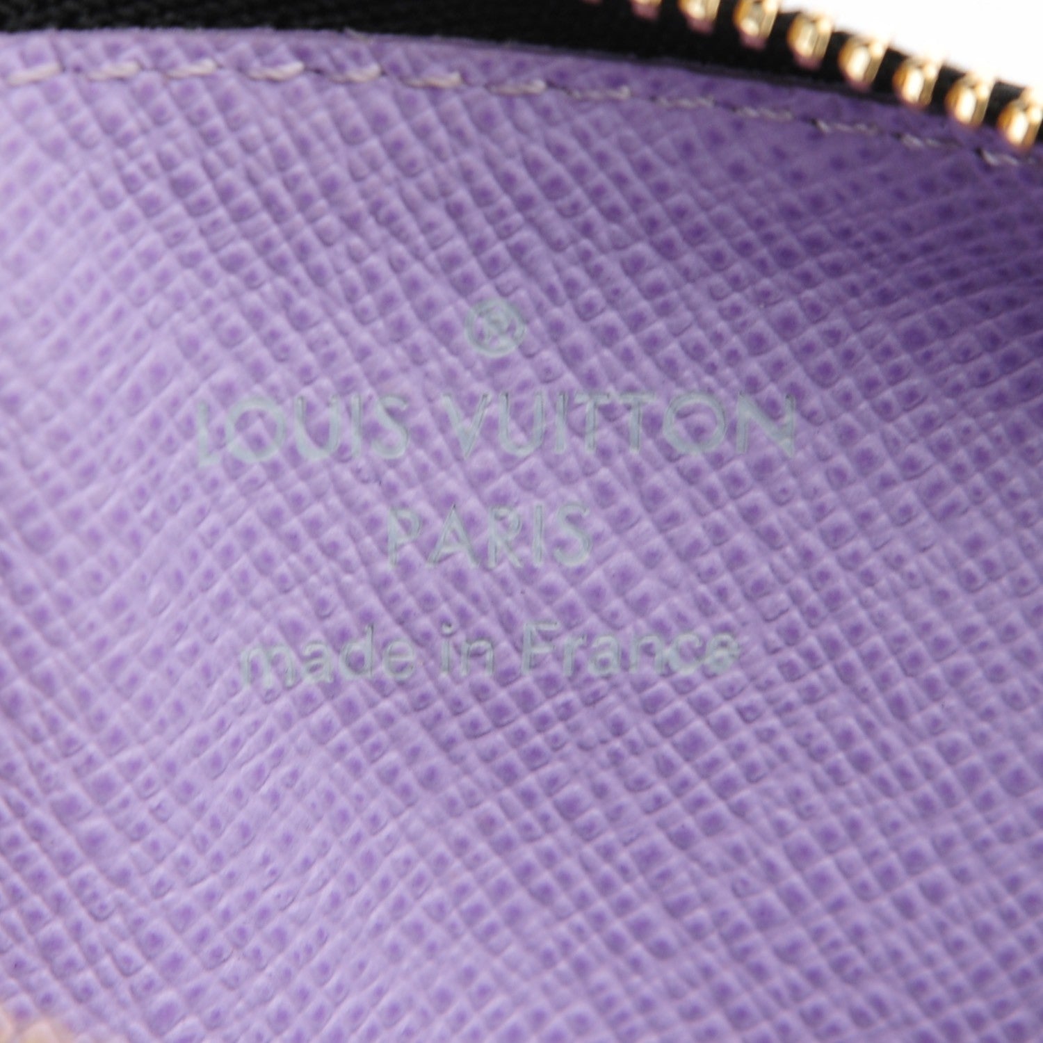Louis Vuitton Monogram Multicolor Key Pouch Black Violet 5 of 7