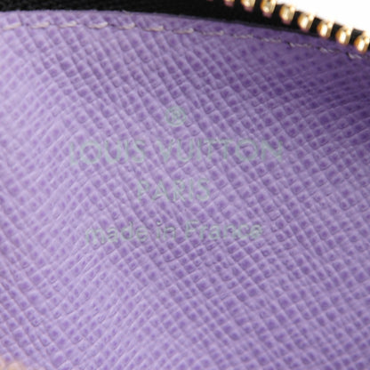 Louis Vuitton Monogram Multicolor Key Pouch Black Violet 5 of 7