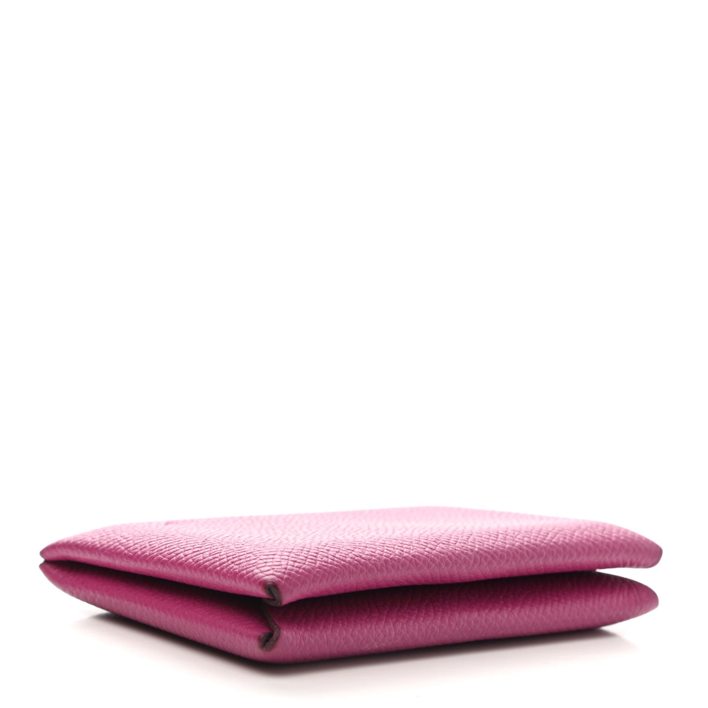 Epsom Calvi Card Case Rose Pourpre