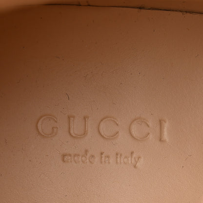 Gucci Calfskin GG Supreme Monogram Nappa Quilted Lace Up Ankle Boots 40.5 Mystic White Beige 6 of 10