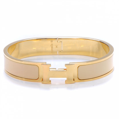 Hermes Enamel Narrow Clic Clac H Bracelet PM Marron Glace 1 of 5