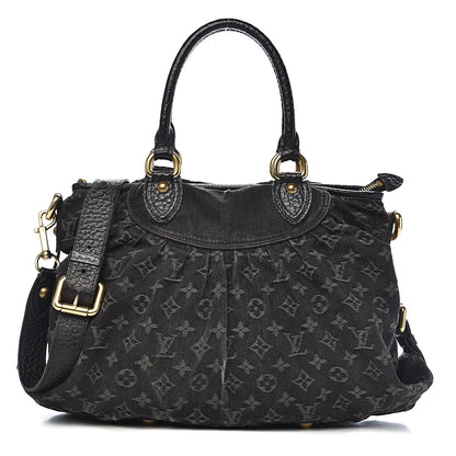 Louis Vuitton Denim Neo Cabby MM Black 1 of 17
