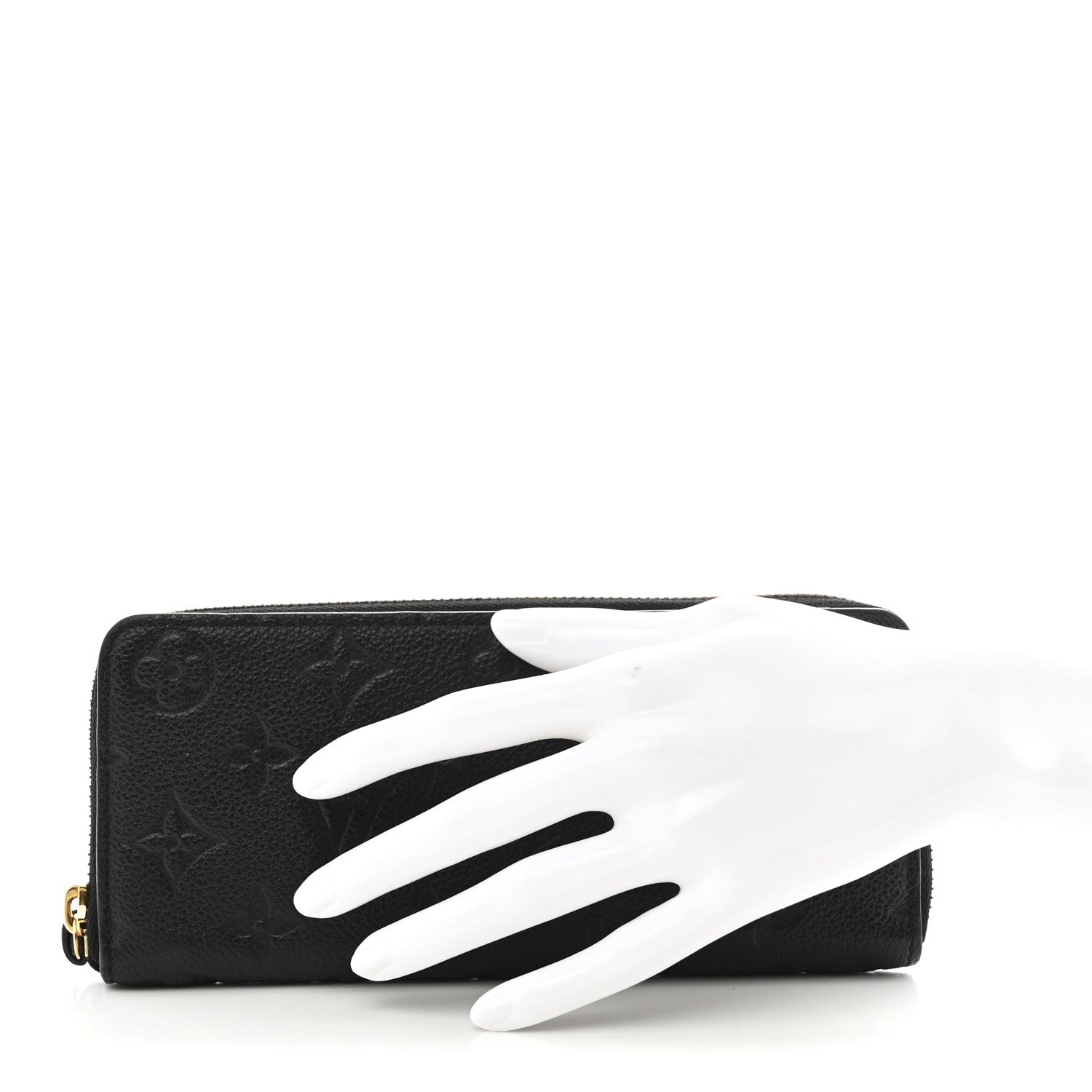 Louis Vuitton Empreinte Clemence Wallet Black 2 of 9