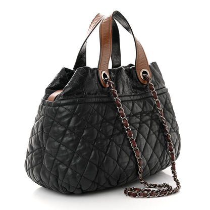 Chanel Iridescent Calfskin In The Mix Tote Black 3 of 10