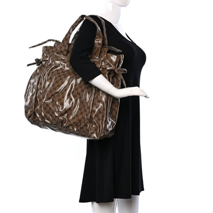 Gucci Crystal Monogram Large Hysteria Tote 2 of 9