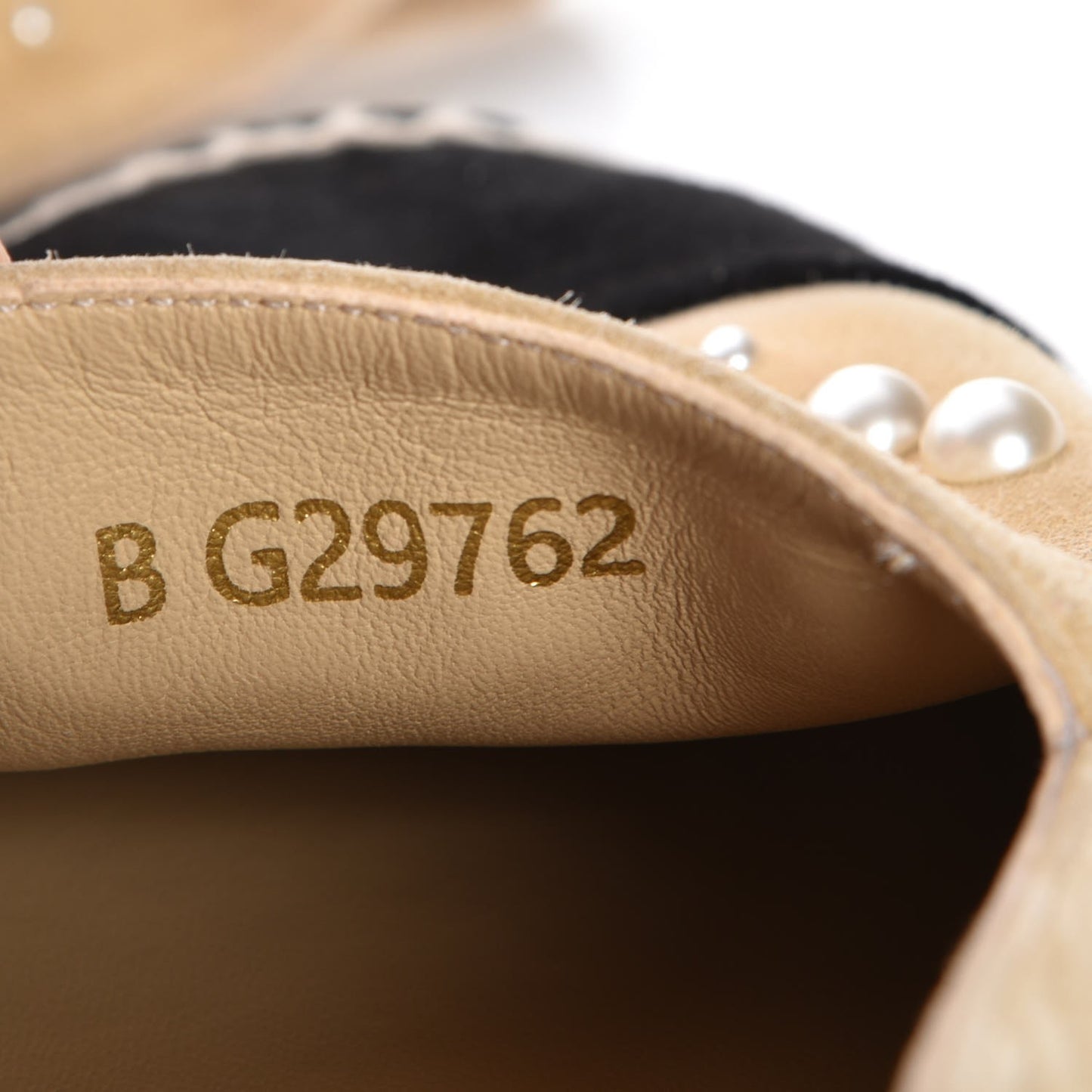 Suede Pearl CC Espadrilles 40 Beige Black