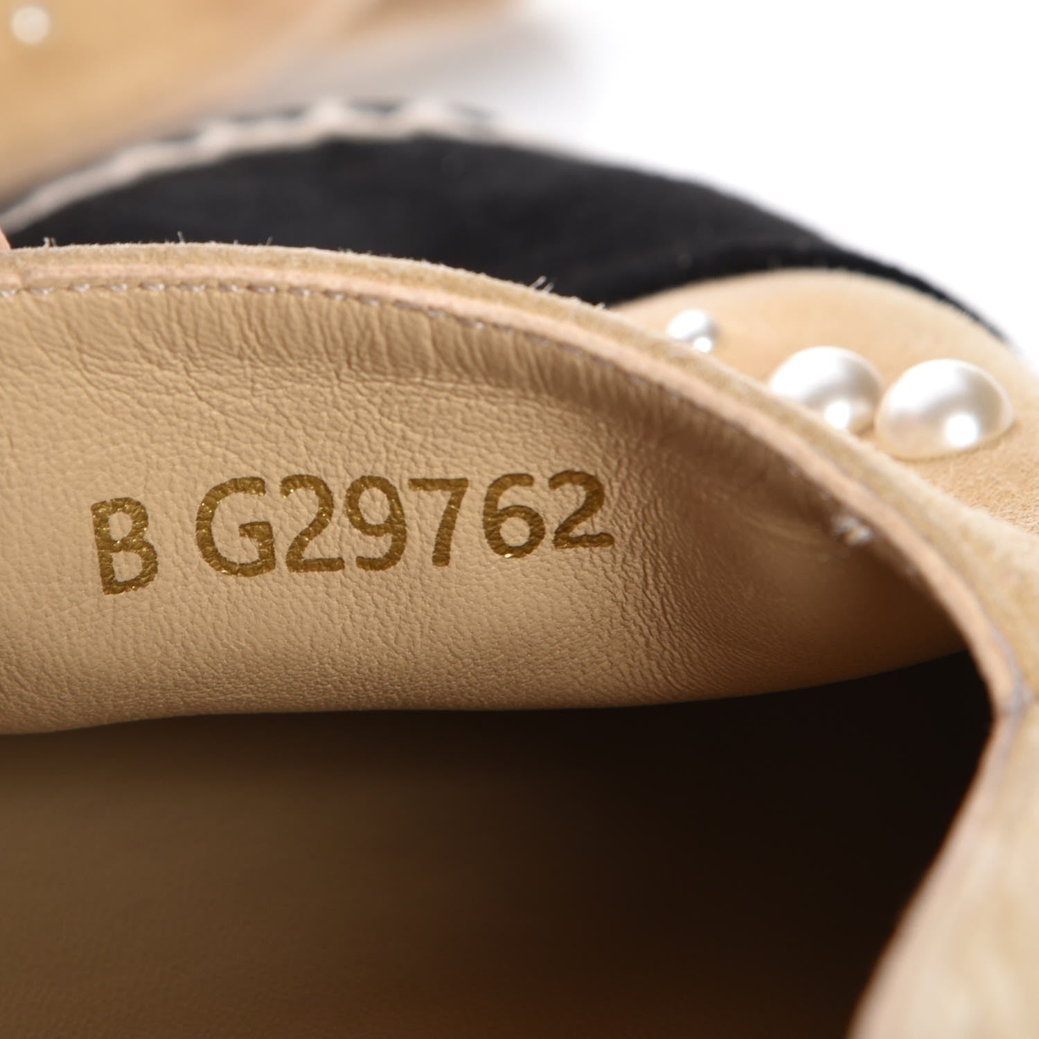 Chanel Suede Pearl CC Espadrilles 40 Beige Black 8 of 9
