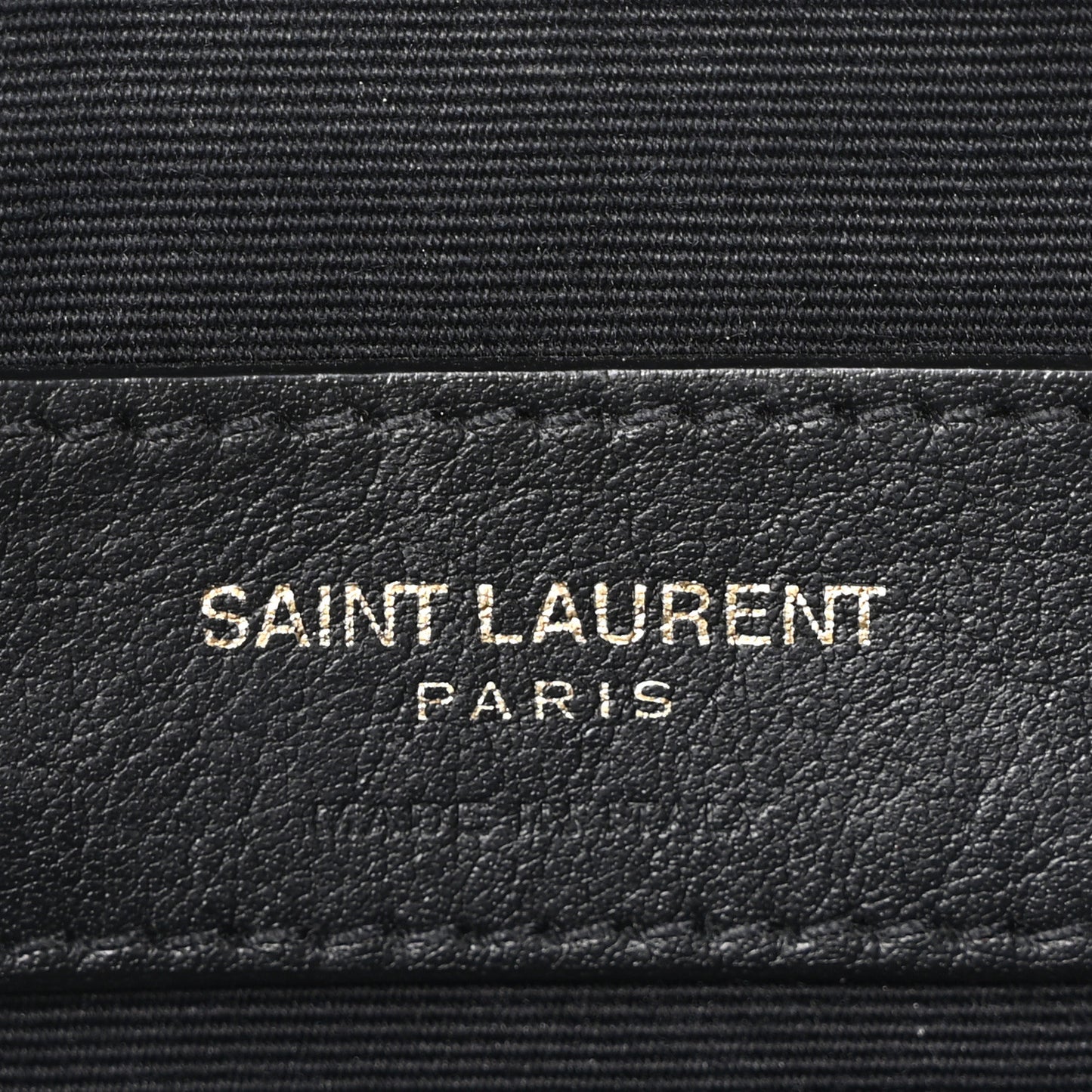Grain De Poudre Monogram Belt Bag Black
