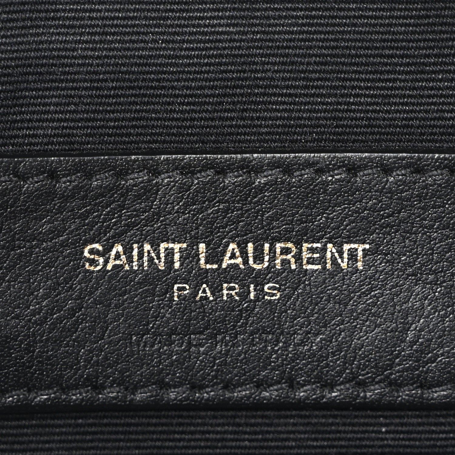 Saint Laurent Grain De Poudre Monogram Belt Bag Black 6 of 10