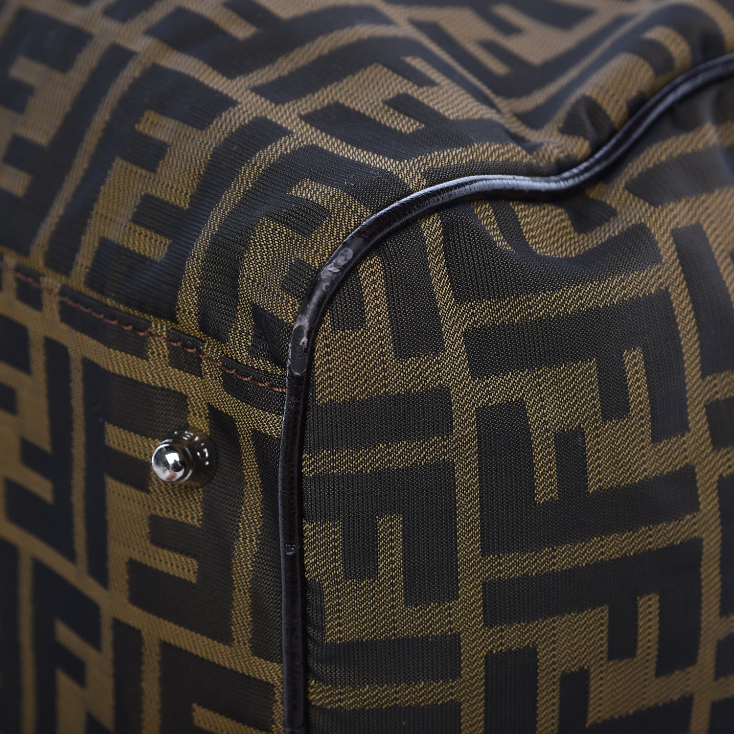 Fendi Zucca Tote Tobacco 10 of 12