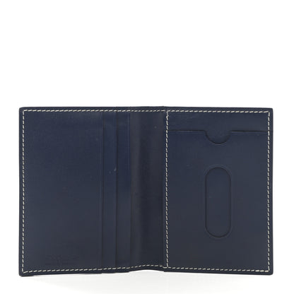Goyard Goyardine Saint Marc Folding Card Case Navy 5 of 11