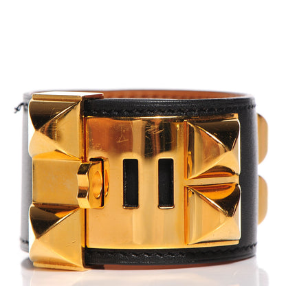 Hermes Chamonix Collier de Chien CDC Bracelet Small Black 3 of 8