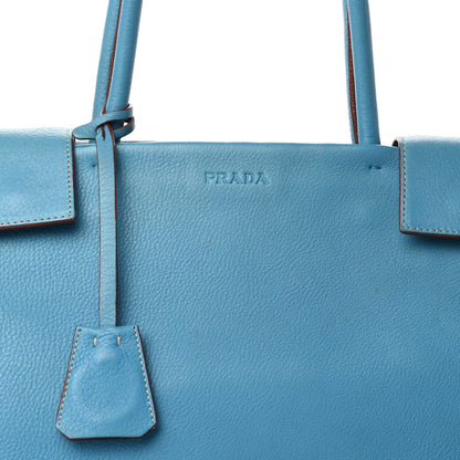 Prada Vitello Top Handle Tote Turchese 11 of 11
