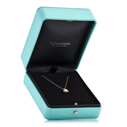 Tiffany 18K Yellow Gold Cultured Pearl Paloma Picasso Olive Leaf Pendant Necklace 6 of 6