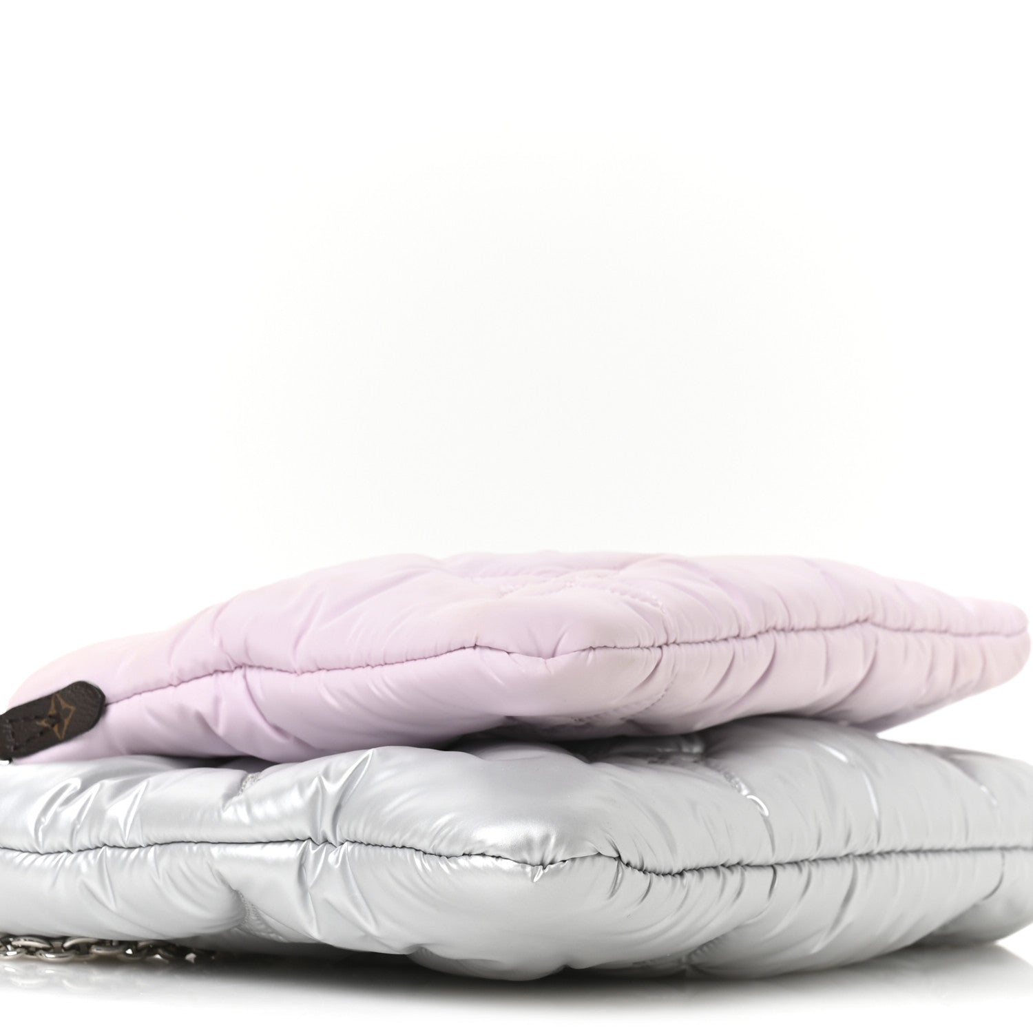 Louis Vuitton Econyl Monogram Pillow Maxi Multi Pochette Accessories Silver Pale Pink 8 of 9