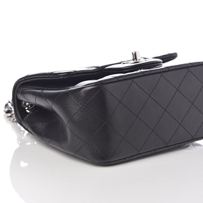 Chanel Lambskin Quilted Mini Square Flap Black 9 of 10