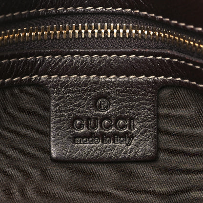 Gucci Calfskin Web Small Britt Shoulder Bag Brown 6 of 9